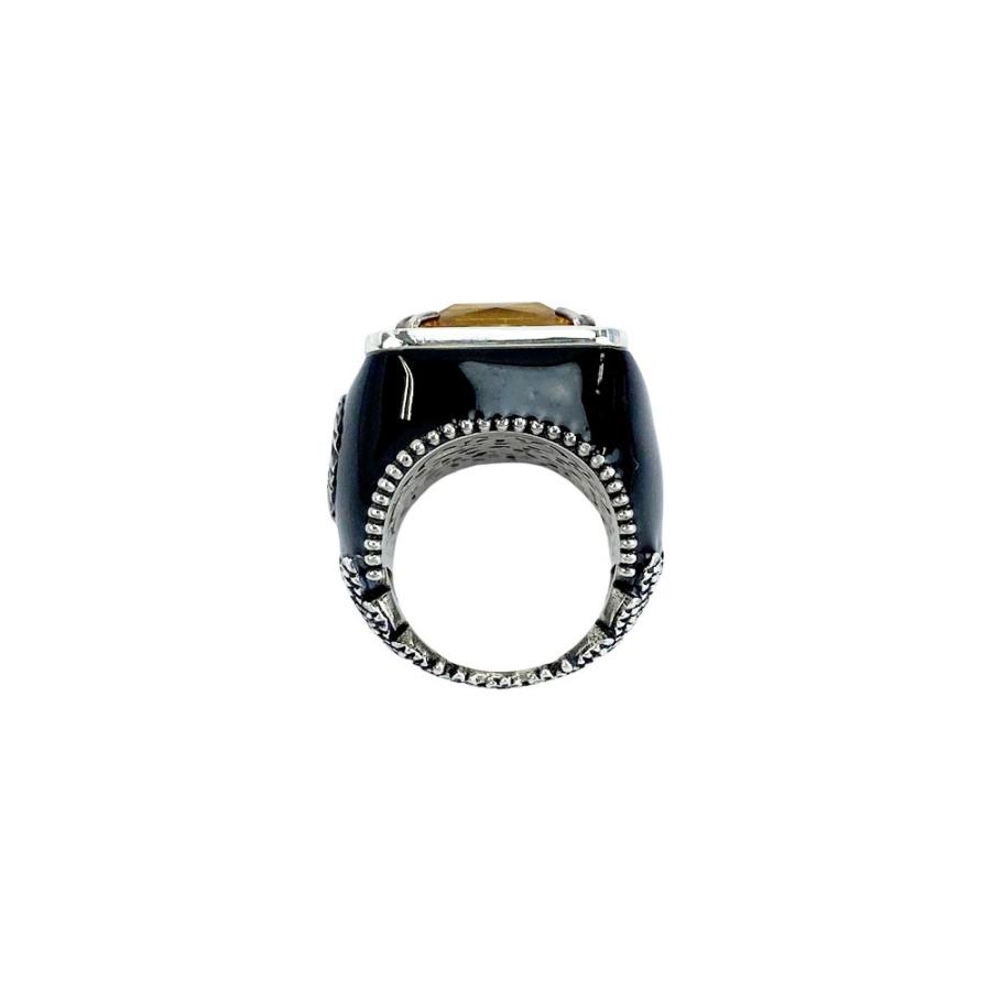 グッチ ■美品■ クリスタルディティール リング 指輪 アクセサリー SV925 シルバー 26.55g #10 【586132】13 |  | 07