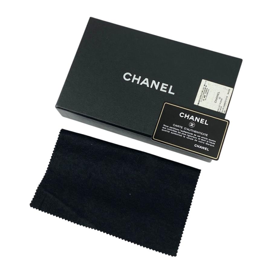 シャネル ■美品■ 二つ折り長財布 ウォレット がま口 ココマーク キャビアスキン ブラック ゴールド 箱 【587306】7 |  | 09