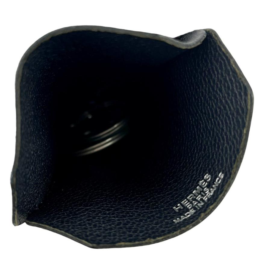 エルメス ■美品■ クロシェット ネックレス キーリング クローシュ レザー ネイビー □M刻 箱 【587665】8 |  | 04