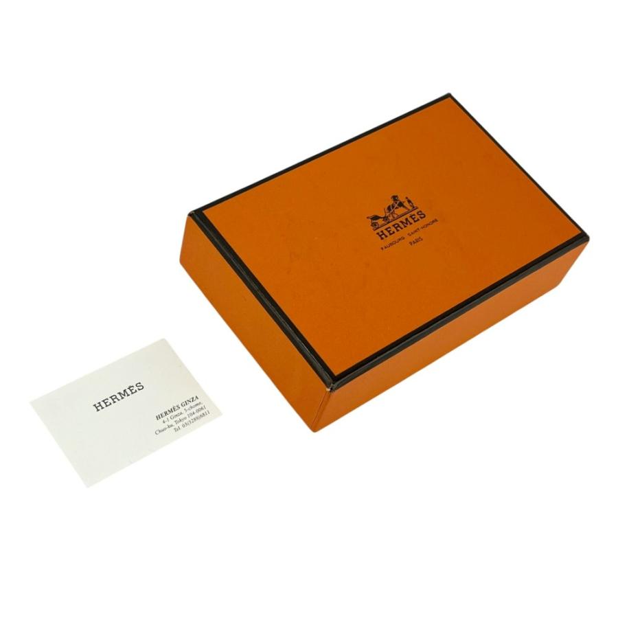 エルメス ■美品■ クロシェット ネックレス キーリング クローシュ レザー ネイビー □M刻 箱 【587665】8 |  | 07