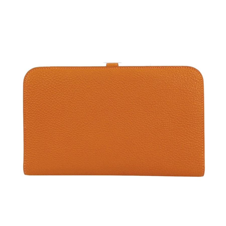 エルメス ■美品■ ドゴン GM 二つ折り 長財布 ウォレット シェーブル ルージュヴィフ シルバー □G刻 箱 【587948】7 |  | 01