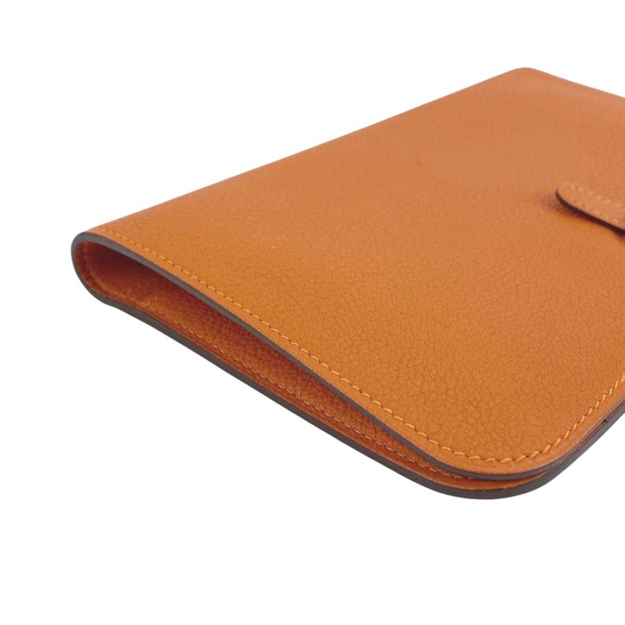 エルメス ■美品■ ドゴン GM 二つ折り 長財布 ウォレット シェーブル ルージュヴィフ シルバー □G刻 箱 【587948】7 |  | 02