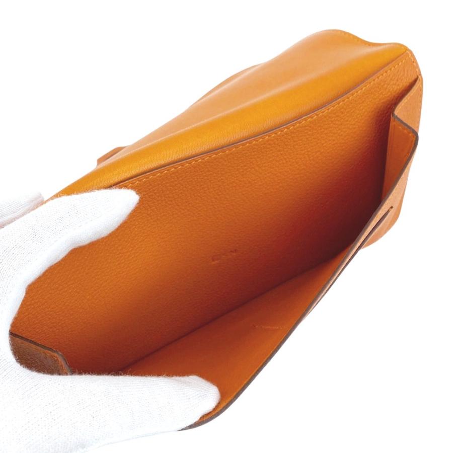 エルメス ■美品■ ドゴン GM 二つ折り 長財布 ウォレット シェーブル ルージュヴィフ シルバー □G刻 箱 【587948】7 |  | 06