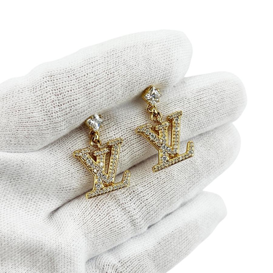 ルイヴィトン ■新同■ レディ ピアス アクセサリー ゴールド GP M01844 【588426】12 |  | 07