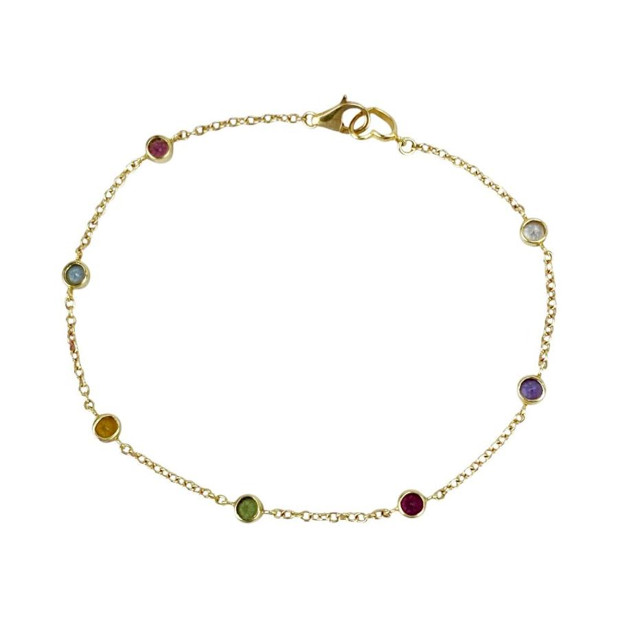 ポンテヴェキオ ■美品■ ブレスレット アクセサリー K18 YG750 イエローゴールド 1.75g 【590108】13 |  | 01