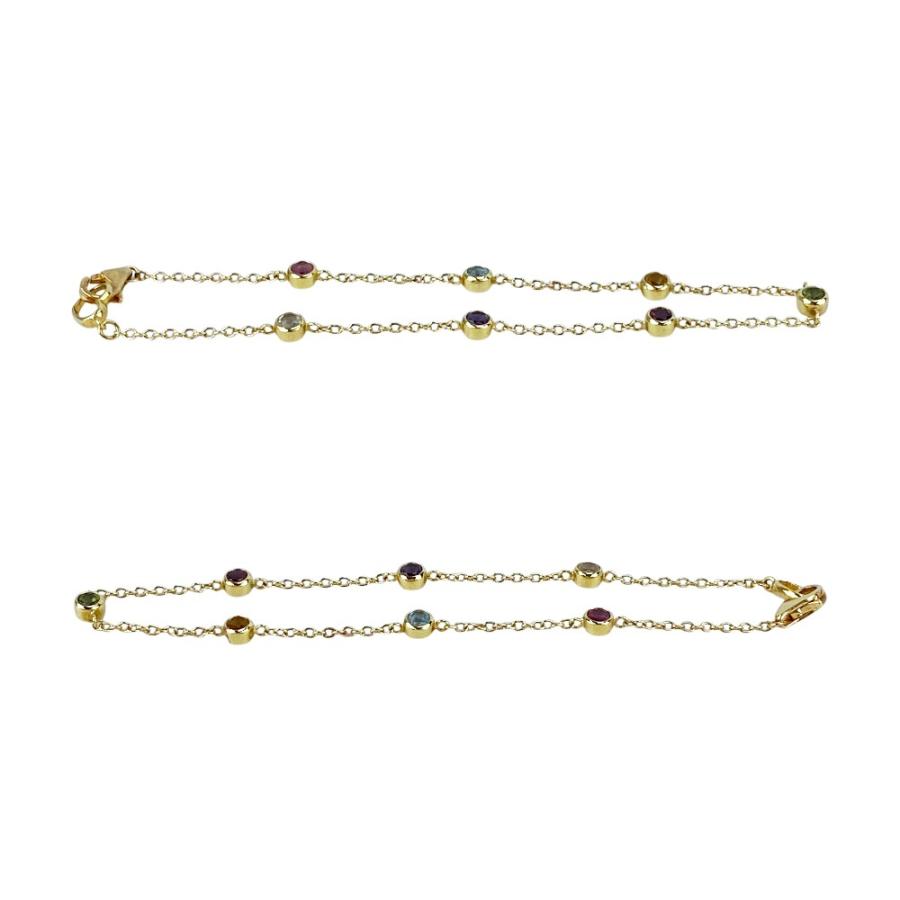 ポンテヴェキオ ■美品■ ブレスレット アクセサリー K18 YG750 イエローゴールド 1.75g 【590108】13 |  | 02