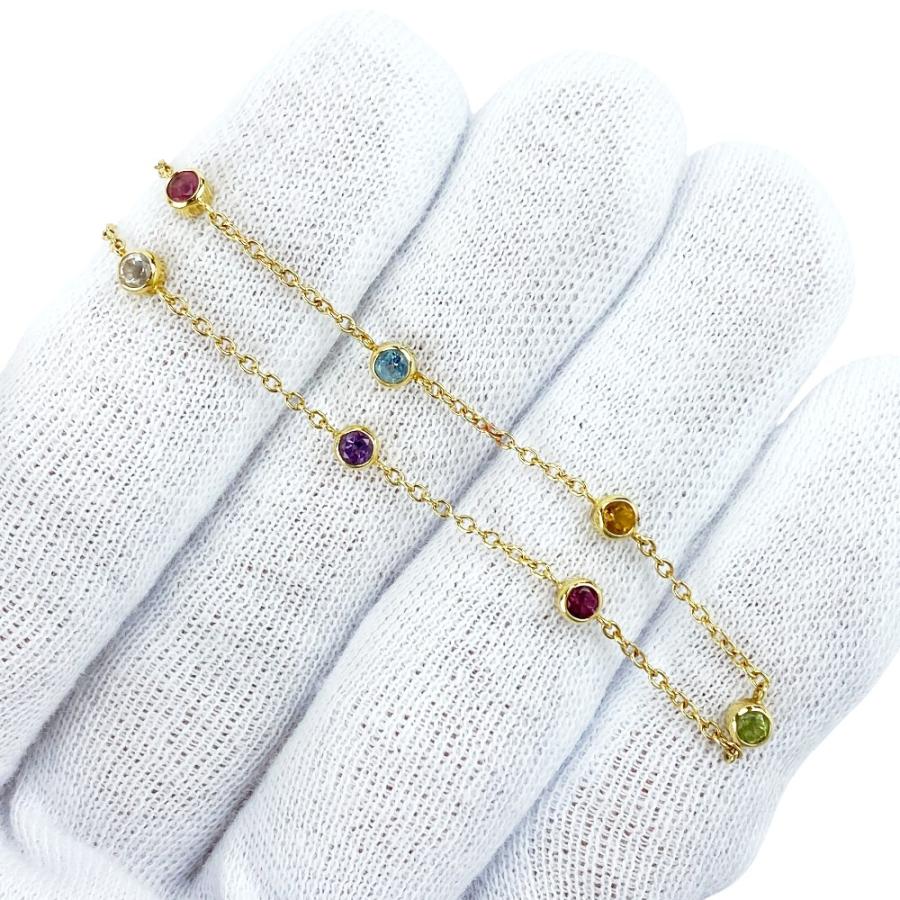 ポンテヴェキオ ■美品■ ブレスレット アクセサリー K18 YG750 イエローゴールド 1.75g 【590108】13 |  | 07