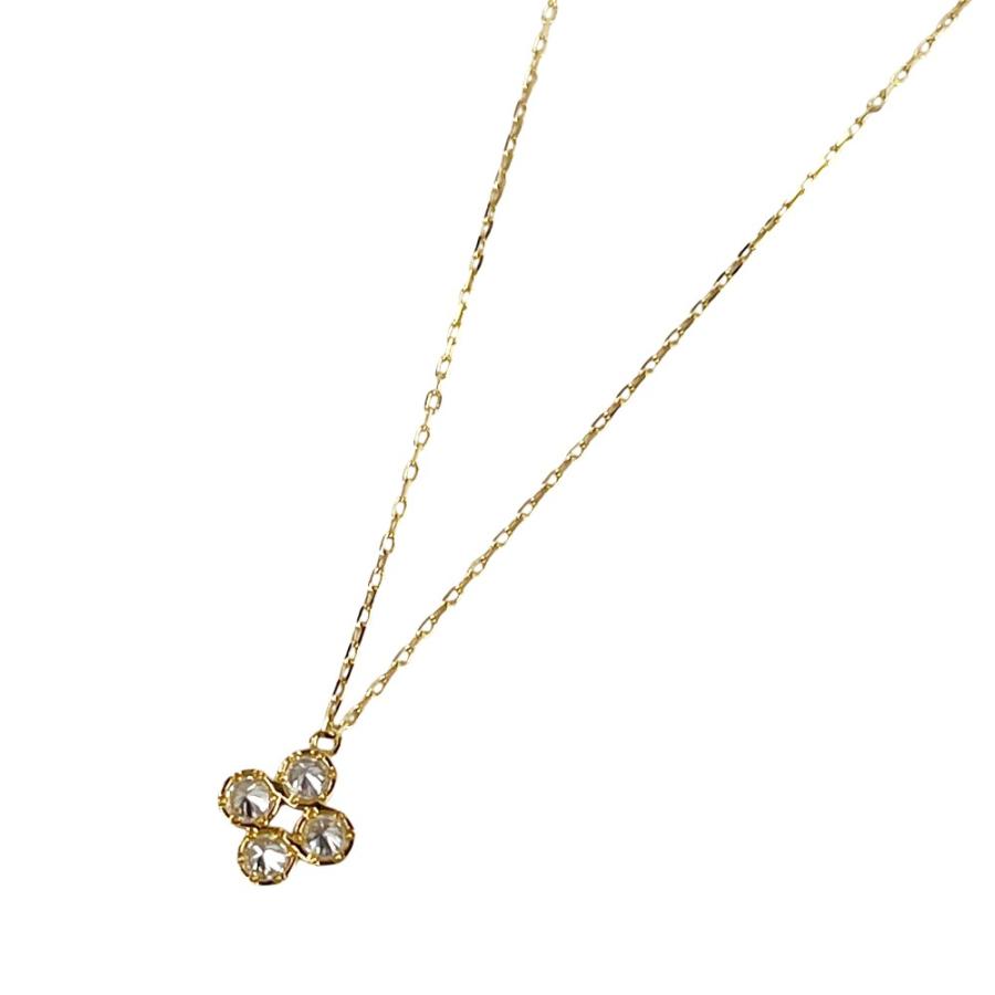 アーカー ■美品■ ヌーディーフルール ネックレス アクセサリー ダイヤ D0.08 K18 YG750 イエローゴールド 0.78g 【590276】13 |  | 01