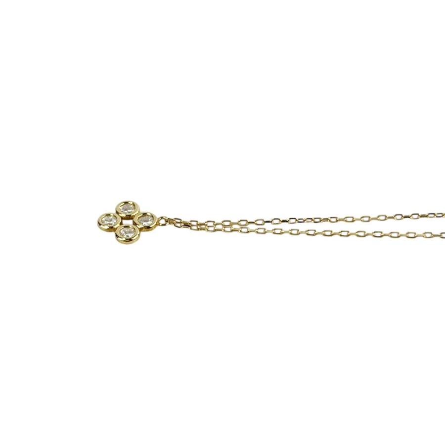 アーカー ■美品■ ヌーディーフルール ネックレス アクセサリー ダイヤ D0.08 K18 YG750 イエローゴールド 0.78g 【590276】13 |  | 02