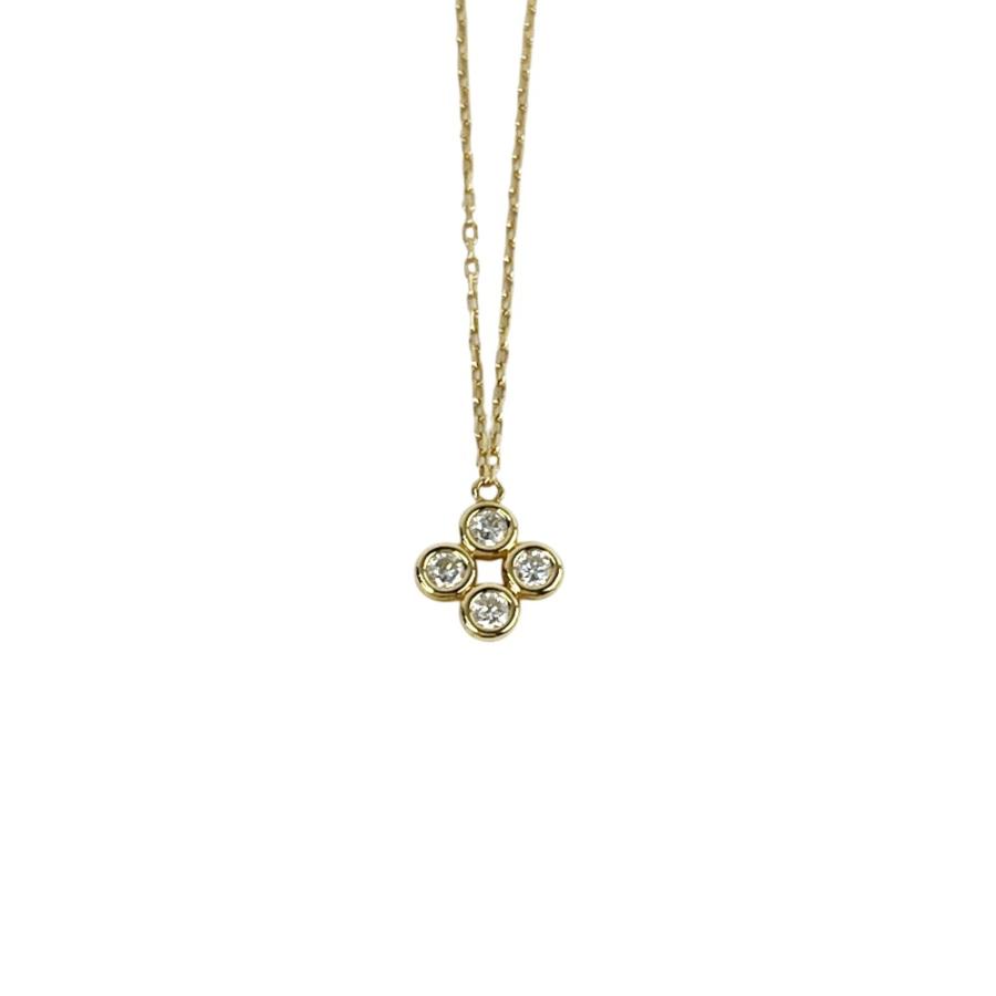 アーカー ■美品■ ヌーディーフルール ネックレス アクセサリー ダイヤ D0.08 K18 YG750 イエローゴールド 0.78g 【590276】13 |  | 04