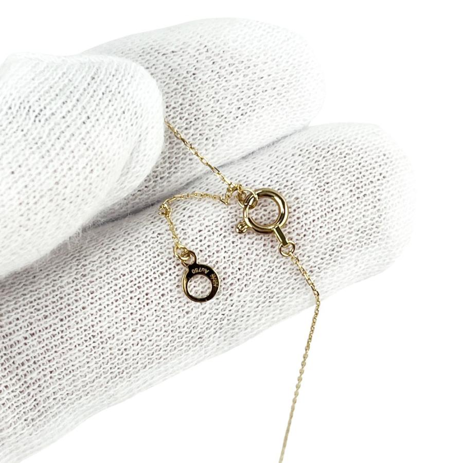 アーカー ■美品■ ヌーディーフルール ネックレス アクセサリー ダイヤ D0.08 K18 YG750 イエローゴールド 0.78g 【590276】13 |  | 07