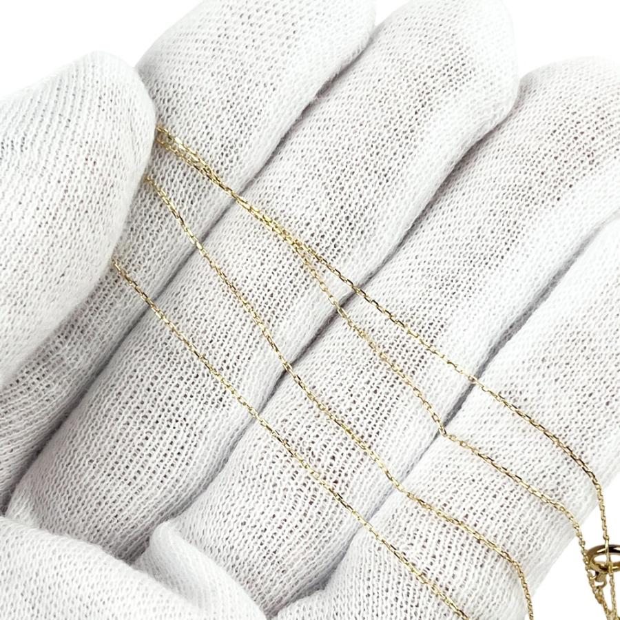 アーカー ■美品■ ヌーディーフルール ネックレス アクセサリー ダイヤ D0.08 K18 YG750 イエローゴールド 0.78g 【590276】13 |  | 08