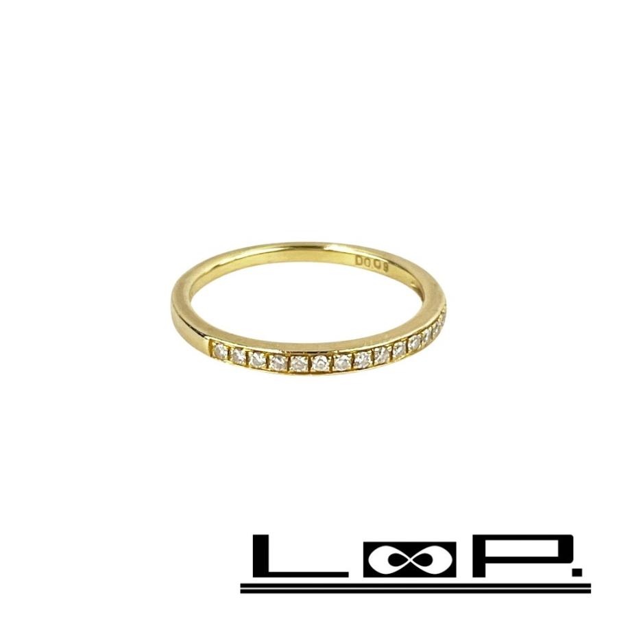 ポンテヴェキオ ■美品■ リング 指輪 アクセサリー ダイヤ D0.09 K18 YG750 イエローゴールド 1.90g #11.5 【590306】13 | 