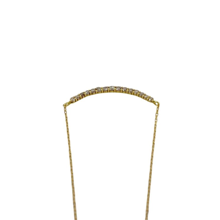 ノンブランド ■美品■ ネックレス ペンダント アクセサリー イエローゴールド ダイヤ K18 YG D0.30ct 1.6g 【590313】12 |  | 04