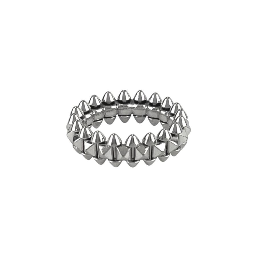 カルティエ ■美品■ クラッシュ ドゥ カルティエ リング 指輪 アクセサリー シルバー K18 750WG ＃47 7.8g 箱 【590382】8 |  | 02