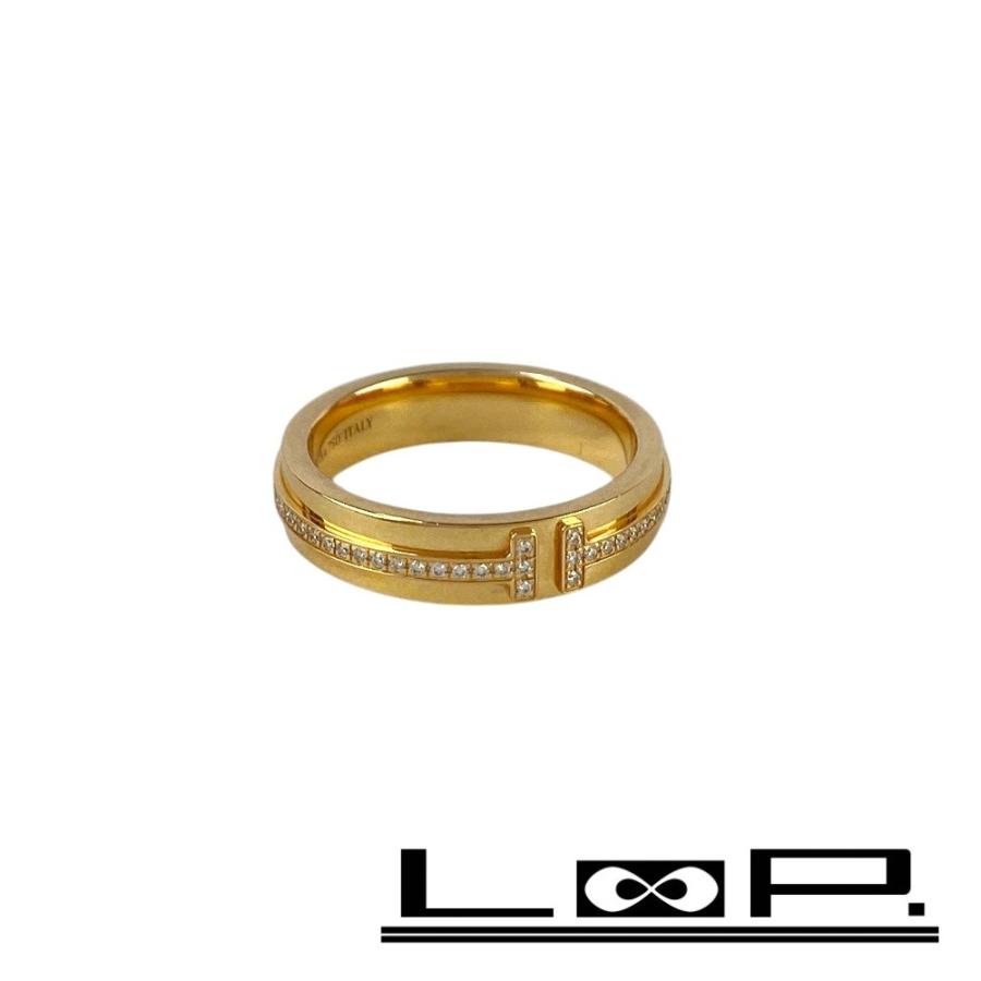 ティファニー ■美品■ Tナロー リング アクセサリー 指輪 ピンクゴールド 18K 750 PG 5.8g #10 箱 【590429】12 | 