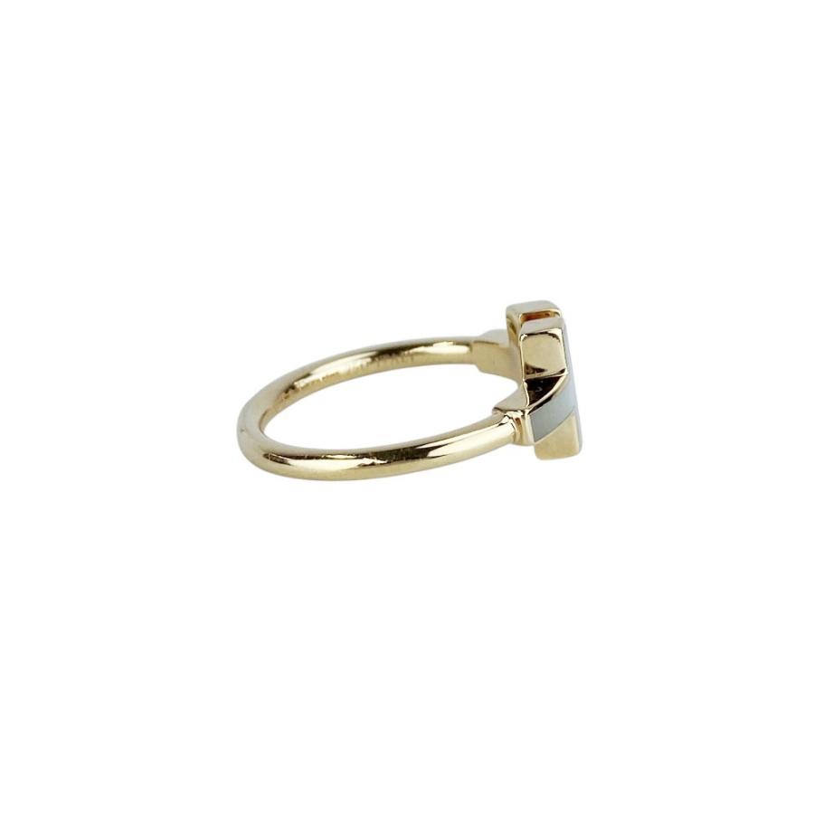 ティファニー ■美品■ T ワイヤー リング 指輪 アクセサリー シェル ダイヤ K18 PG750 ピンクゴールド 4.2g #12 箱 【590436】13 |  | 02