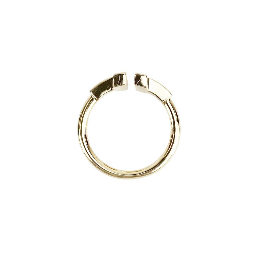 ティファニー ■美品■ T ワイヤー リング 指輪 アクセサリー シェル ダイヤ K18 PG750 ピンクゴールド 4.2g #12 箱 【590436】13 |  | 07