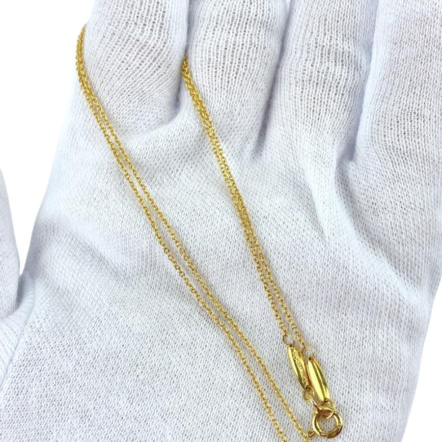 ティファニー ■美品■ バイザヤード ネックレス アクセサリー ダイヤ 1PD K18 YG750 イエローゴールド 1.8g 【590443】7 |  | 06
