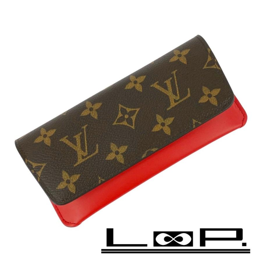ルイヴィトン ■新同■IC■ エテュイ リュネット ウディ メガネケース 眼鏡 モノグラム レッド GI0372 【591648】11 | 