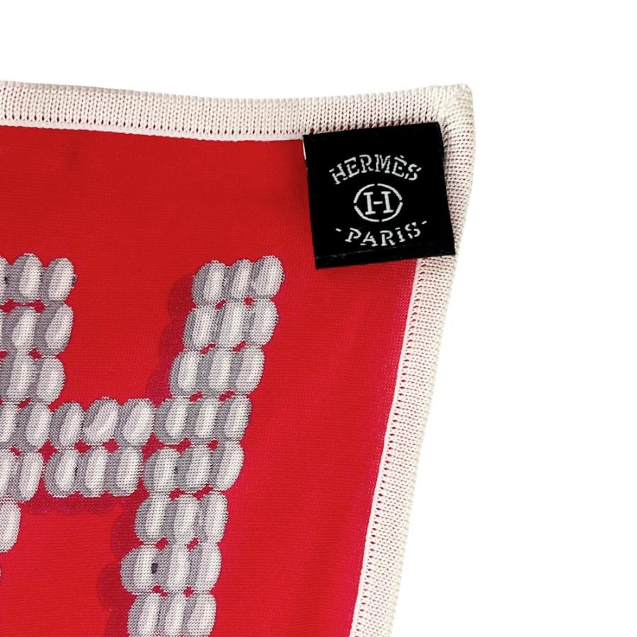 エルメス ■美品■ カレ 90 KELLY EN PERLES ケリー アン ペルル スカーフ ファッション シルク レッド 箱 【591723】9 |  | 06