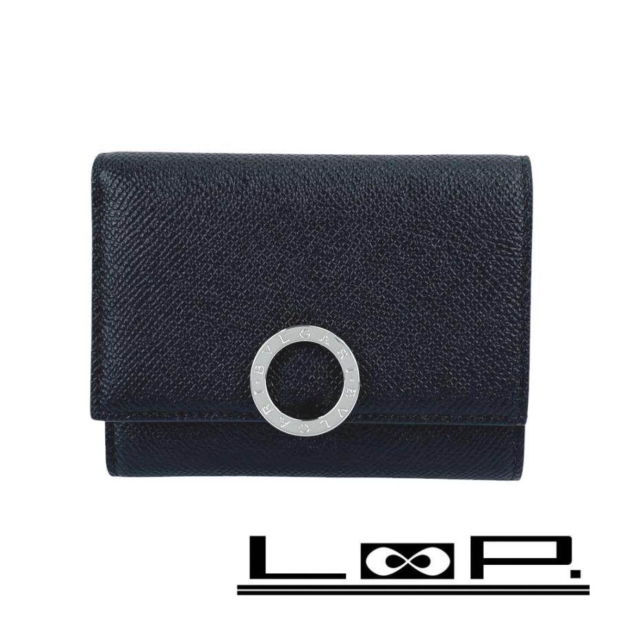 ブルガリ ■新同■ ブルガリブルガリ 三つ折り 財布 ウォレット ロゴクリップ レザー ブラック シルバー 【592089】7 | 