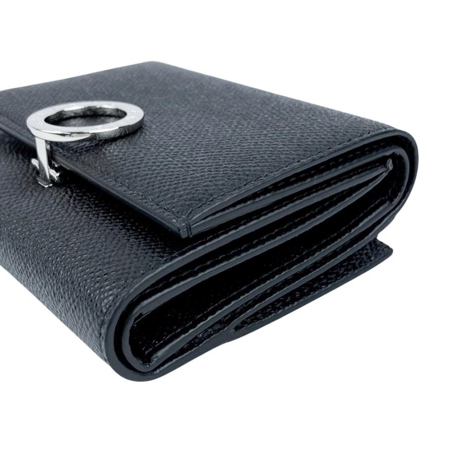 ブルガリ ■新同■ ブルガリブルガリ 三つ折り 財布 ウォレット ロゴクリップ レザー ブラック シルバー 【592089】7 |  | 03