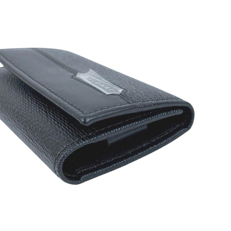 ブルガリ ■未使用■ セルペンティ スカリエマン キーケース キーリング 6連 レザー ブラック 280887 箱 【592096】3 |  | 03