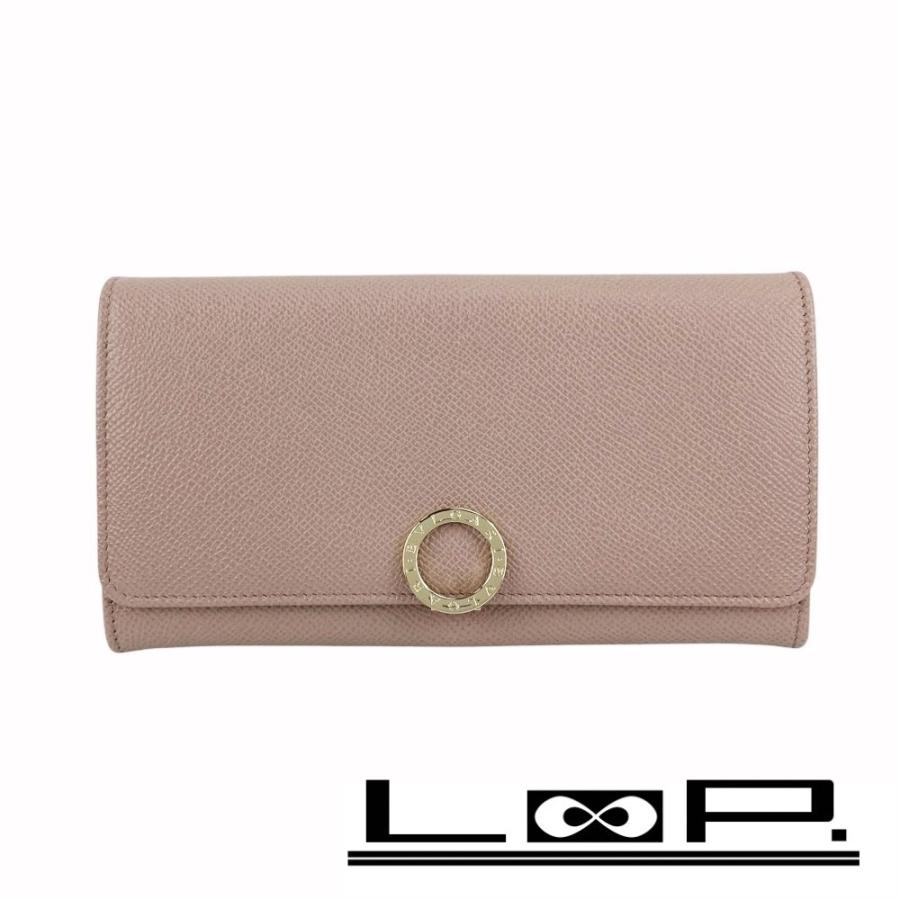 ブルガリ ■未使用■ ブルガリブルガリ 長財布 ロングウォレット ロゴクリップ レザー ピンク ゴールド 箱 【592102】7 | 