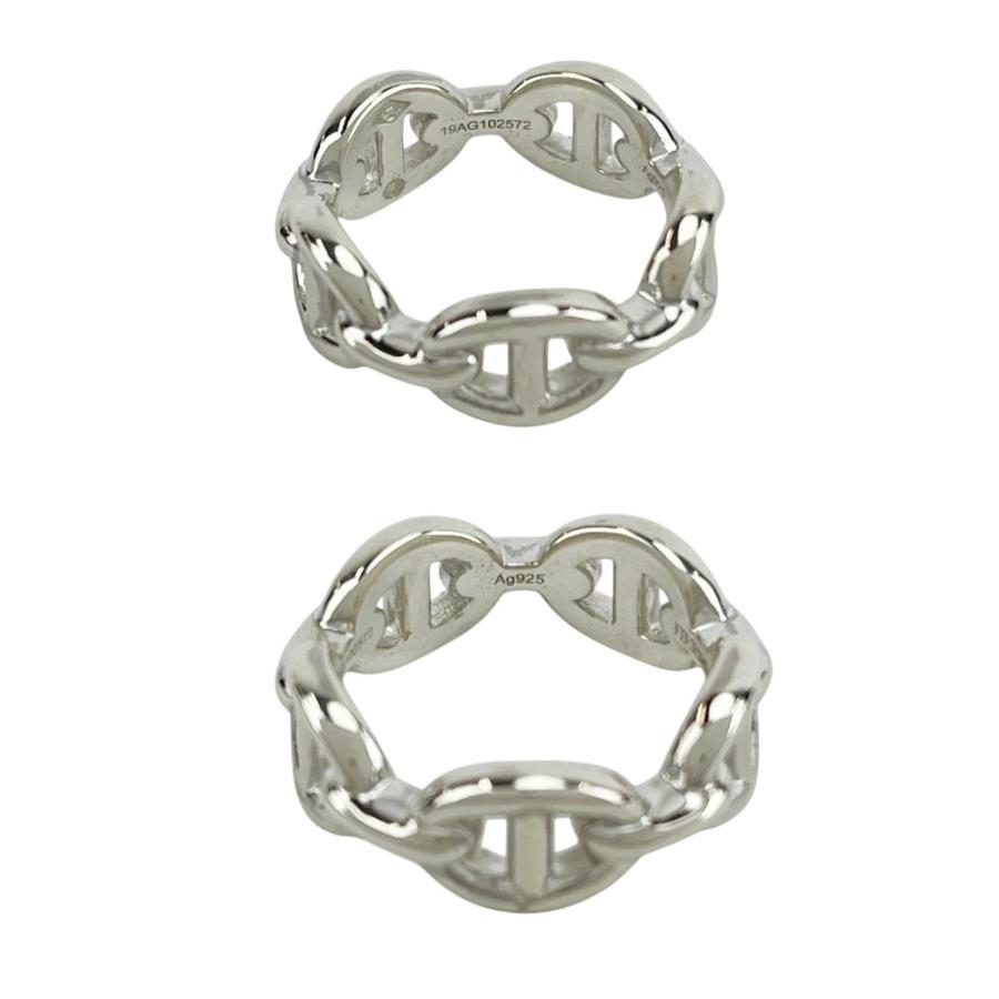 エルメス ■新同■磨き済■ シェーヌダンクル アンシェネ リング 指輪 アクセサリー シルバー SV925 ＃50 箱 【592867】3 |  | 06