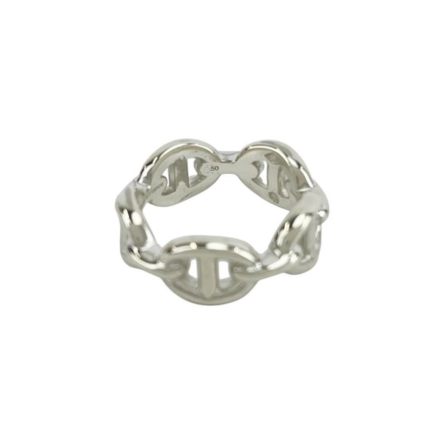 エルメス ■新同■磨き済■ シェーヌダンクル アンシェネ リング 指輪 アクセサリー シルバー SV925 ＃50 箱 【592867】3 |  | 08