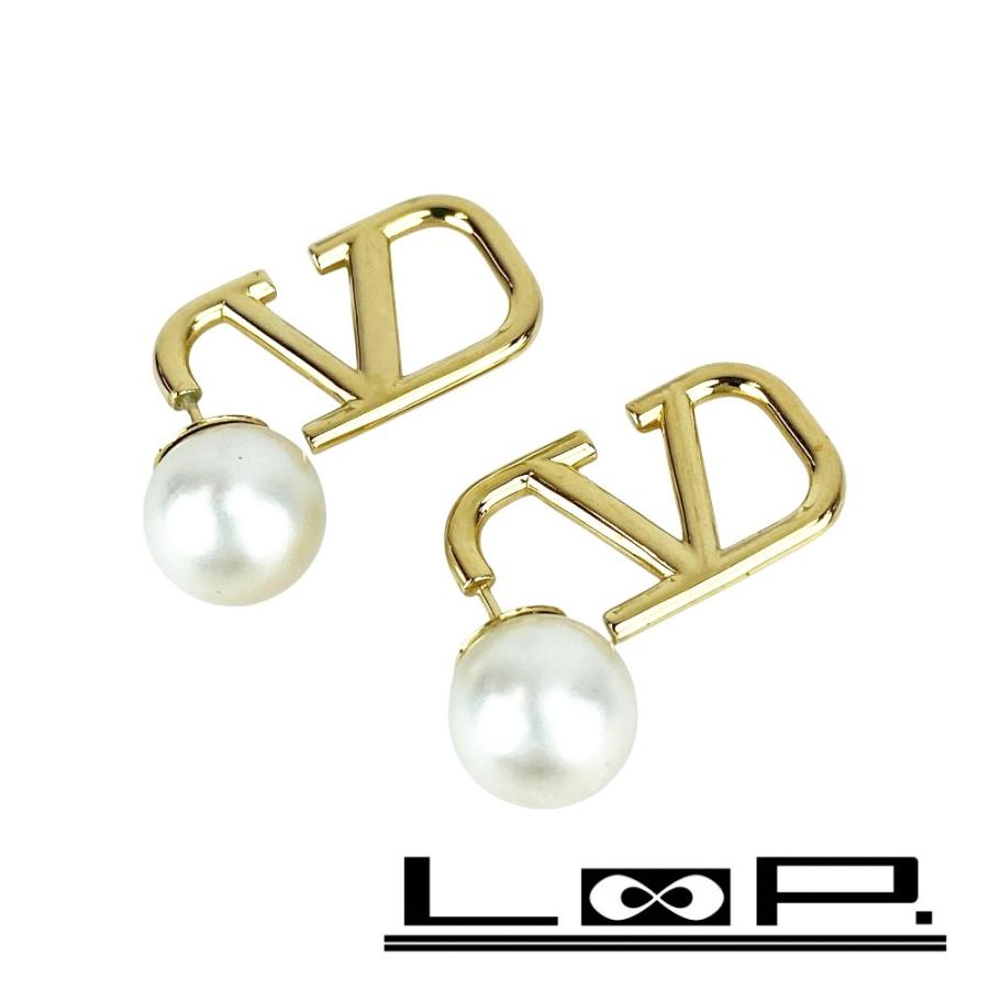 ヴァレンティノ ■美品■ ピアス アクセサリー GP ゴールド 【596018】13 | 