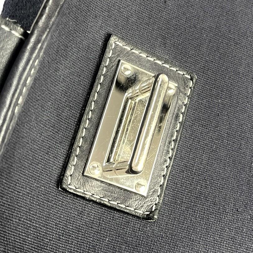 エルメス ■中古■ ブエナベンチュラPM ショルダー バッグ カバン キャンバス レザー ネイビー 【596650】5 |  | 08