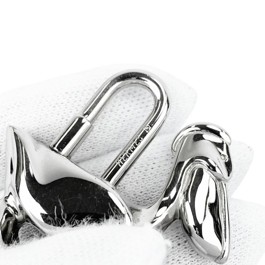 エルメス ■美品■ ペリカン カデナ バッグ チャーム SS シルバー 【597282】13 |  | 07