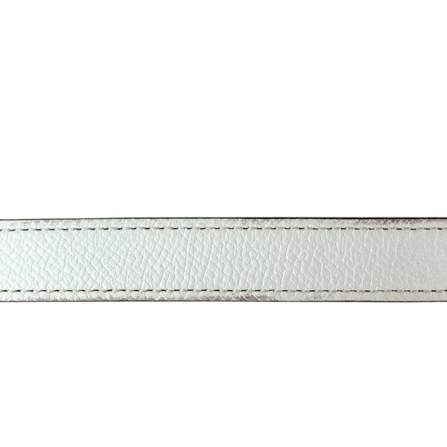 エルメス ■美品■ ケリー ベルト 18 ファッション エプソン ホワイト ローズゴールド A刻 【597435】12の画像