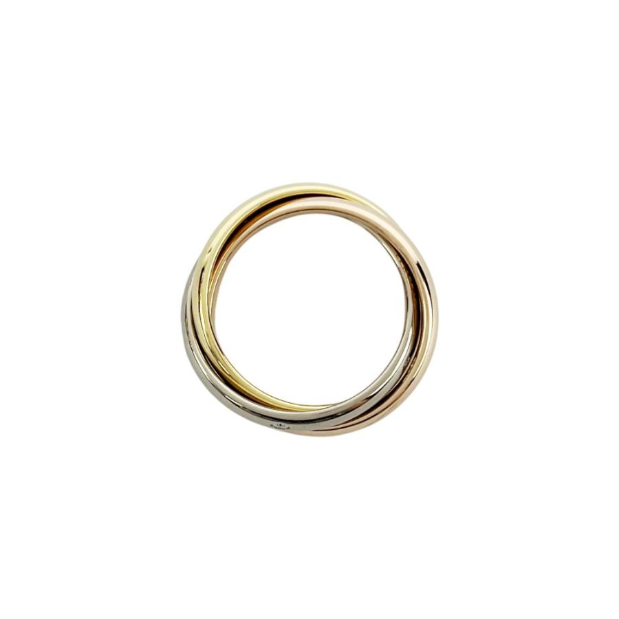 カルティエ ■新同■磨き済■ トリニティ リング 指輪 アクセサリー ゴールド ダイヤ 5PD K18 750 YG PG WG ＃50 約9.6g 箱 【599248】3 |  | 05