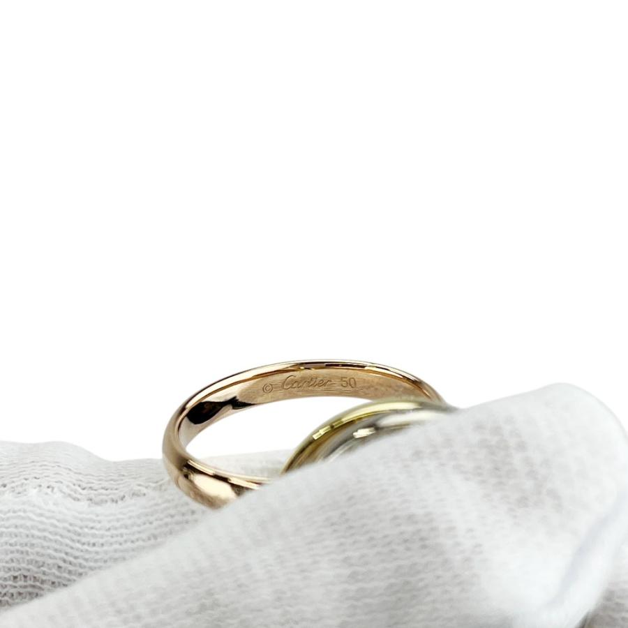 カルティエ ■新同■磨き済■ トリニティ リング 指輪 アクセサリー ゴールド ダイヤ 5PD K18 750 YG PG WG ＃50 約9.6g 箱 【599248】3 |  | 07
