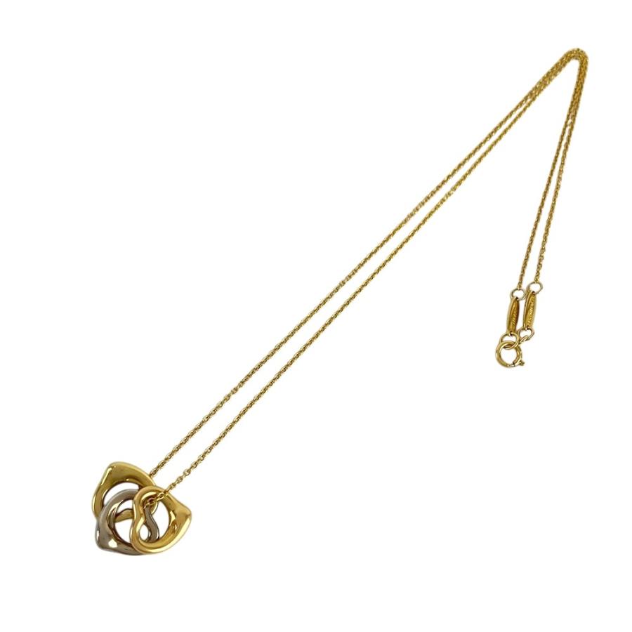 ティファニー ■美品■ オープンハート 3P ネックレス ペンダント アクセサリー 18K 750 YG PG WG 5.4g 箱 【599316】12 |  | 08
