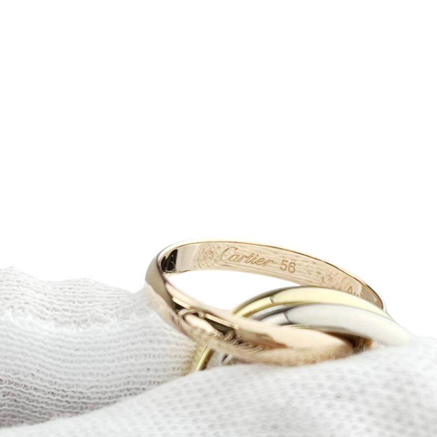 カルティエ ■新同■磨き済■ トリニティ リング 指輪 アクセサリー ゴールド K18 750 YG PG WG ＃56 約8.9g 箱 【600135】3 |  | 06