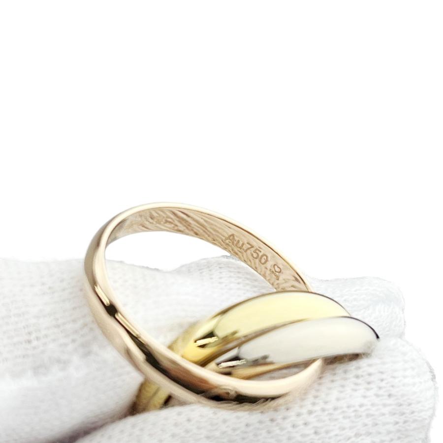 カルティエ ■新同■磨き済■ トリニティ リング 指輪 アクセサリー ゴールド K18 750 YG PG WG ＃56 約8.9g 箱 【600135】3 |  | 07