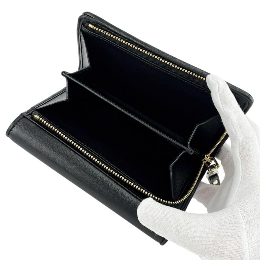 ミュウミュウ ■美品■ マテラッセ 二つ折り財布 財布 ウォレット レザー ブラック 箱【603648】9 |  | 07