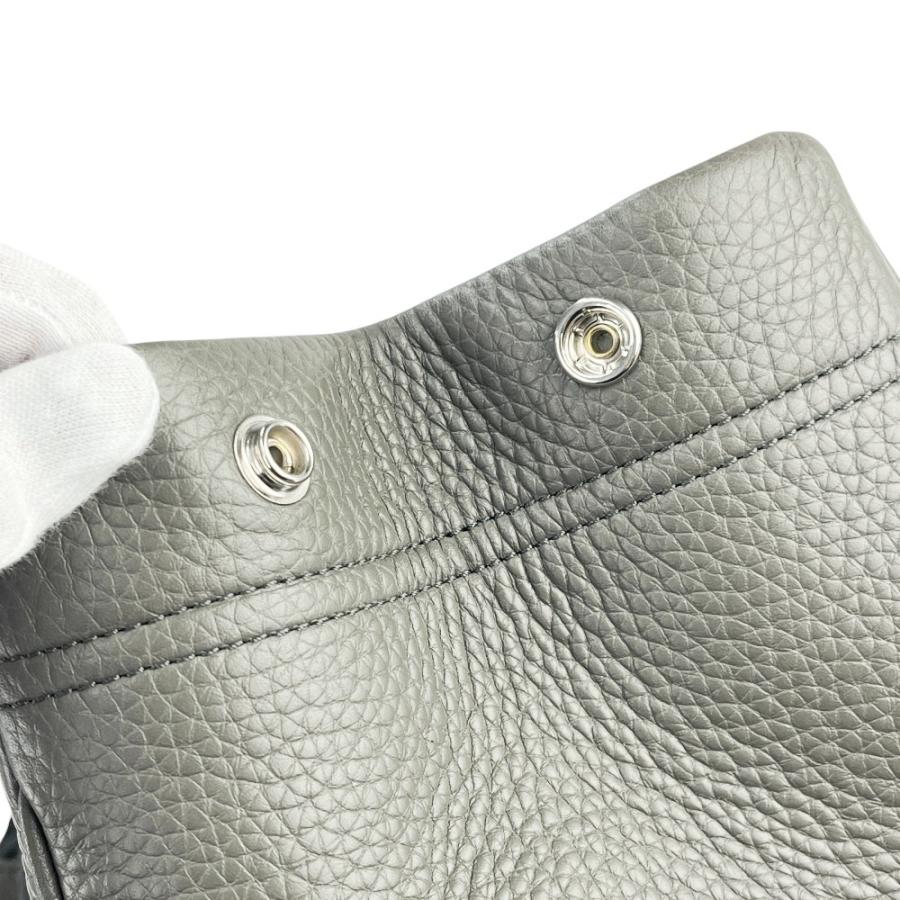 マルベリー ■美品■ トート バッグ カバン ファッション レザー グレー ブラック 【606021】5 |  | 09