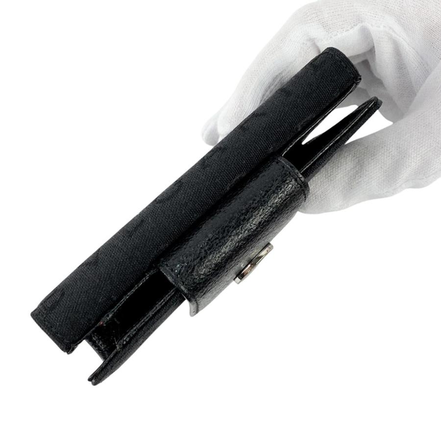 ブルガリ ■新同■ 二つ折り財布 ウォレット キャンバス ブラック レッド 箱 【606175】9 |  | 04