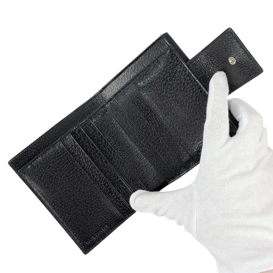 ブルガリ ■新同■ 二つ折り財布 ウォレット キャンバス ブラック レッド 箱 【606175】9 |  | 06