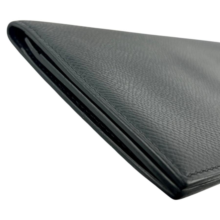 エルメス ■美品■  シチズンツイル ロング シルクイン 二つ折り 長財布 エプソン ブラック D刻 【606786】8 |  | 02