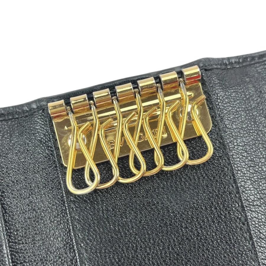 ブルガリ ■中古■ ブルガリブルガリ 6連 キーケース レザー GP ブラック ゴールド 【609251】7 |  | 08