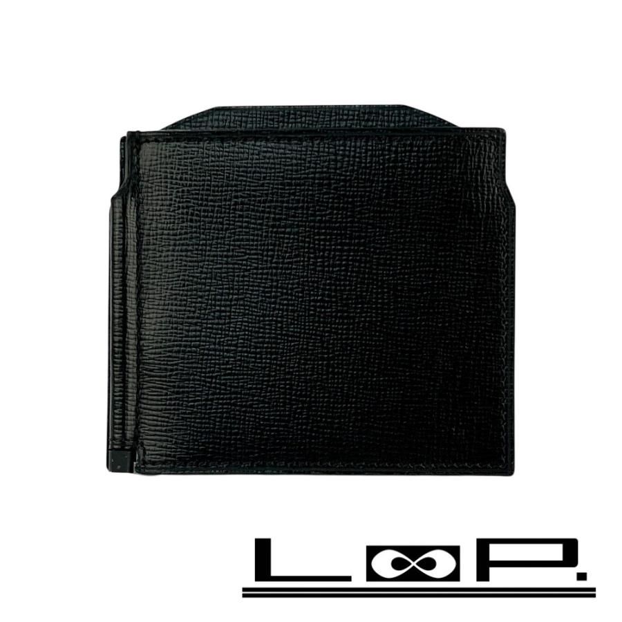 ヴァレクストラ ■未使用■ ダブル マネークリップ 財布 ウォレット レザー ブラック 箱 【609534】8 | 