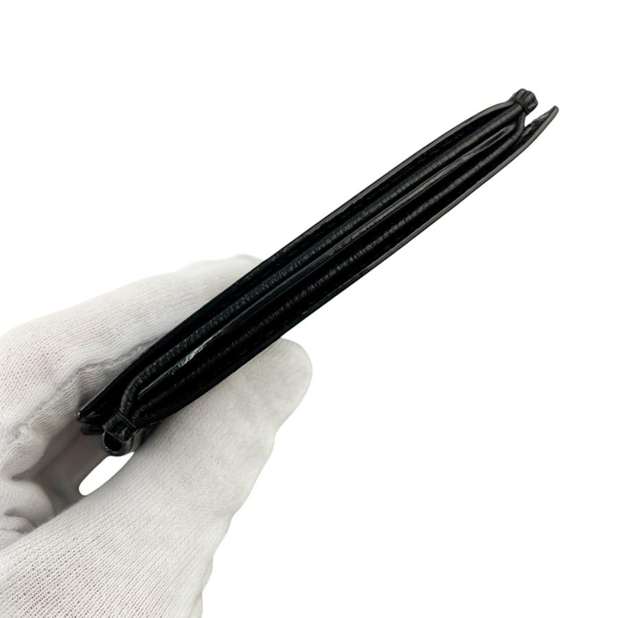 ヴァレクストラ ■未使用■ ダブル マネークリップ 財布 ウォレット レザー ブラック 箱 【609534】8 |  | 04