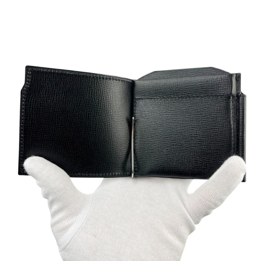 ヴァレクストラ ■未使用■ ダブル マネークリップ 財布 ウォレット レザー ブラック 箱 【609534】8 |  | 06