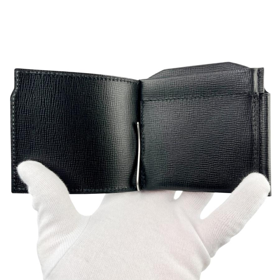 ヴァレクストラ ■未使用■ ダブル マネークリップ 財布 ウォレット レザー ブラック 箱 【609534】8 |  | 07